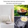 Stainless Steel Dish Rack - Adjustable Kitchen Drainer, Foldable Utensil Holder for Dishes, Cups, Pots & Lids | Space Saving