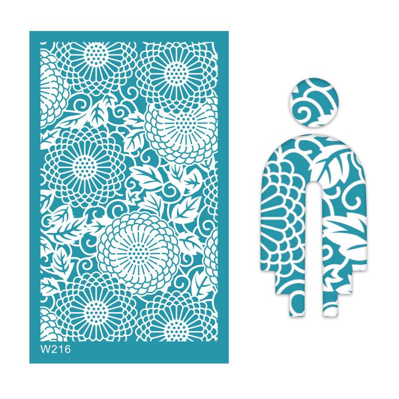 Multi Silk Screen Stencil for Polymer Clay Reusable Silkscreen Print Stamp Mesh Stencil Transfer Easter Printing Earring Jewelry