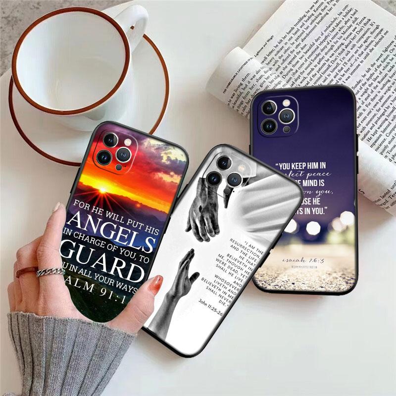 IK14 Bible verse Phone Case for OPPO A40 A60 A80 A15 A16 A16K A12 A17 A17K A54 A54S A53 A53S A55 A56 A57 A98 F23