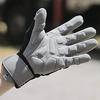 Fuji Gloves Work Gloves, Tenkyu Leather, Vibration-Dampening Gloves, Size L, Black/Gray, 0025