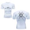 Printed Shirt Mens Quickdrying Compression Gym Tshirt Fitness Sports Tshirt Stretch Breathable Top For Men Summer S3xl