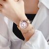 Fashion Rose Gold Diamond Surface Stainless Steel Strap Sand Diamond Watch Ladies Full Diamond Watch Feminine Leather