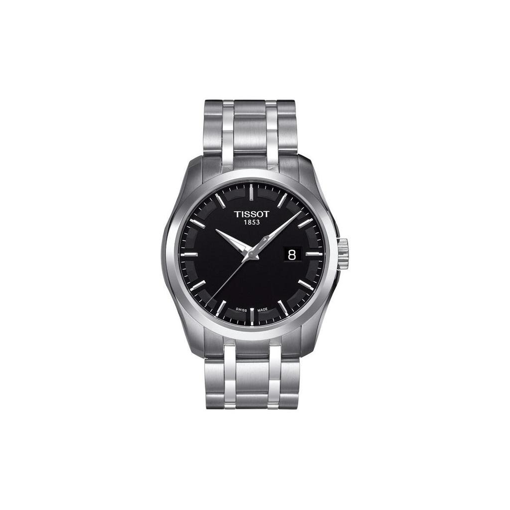 Tissot Kutu Collection Quartz Movement Men's Watches Watch 39mm Black Dial Stainless Steel Watchband T035.410.11.051.00