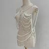 Design Pearl Dress Body Chain Jewelry For Women Party Evening