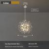 Dandelion Crystal Chandelier - Modern Lighting for Bedroom, Living Room, Bar, and Clothing Store