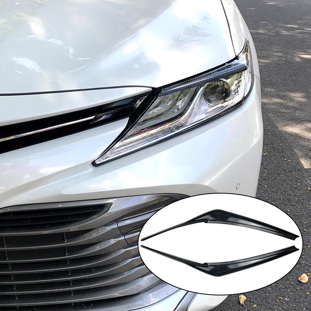 Scheinwerferaugenbrauen Augenlidaufkleber Dekoration Front Auto Styling, 8, Teile Langlebiger Ersatz