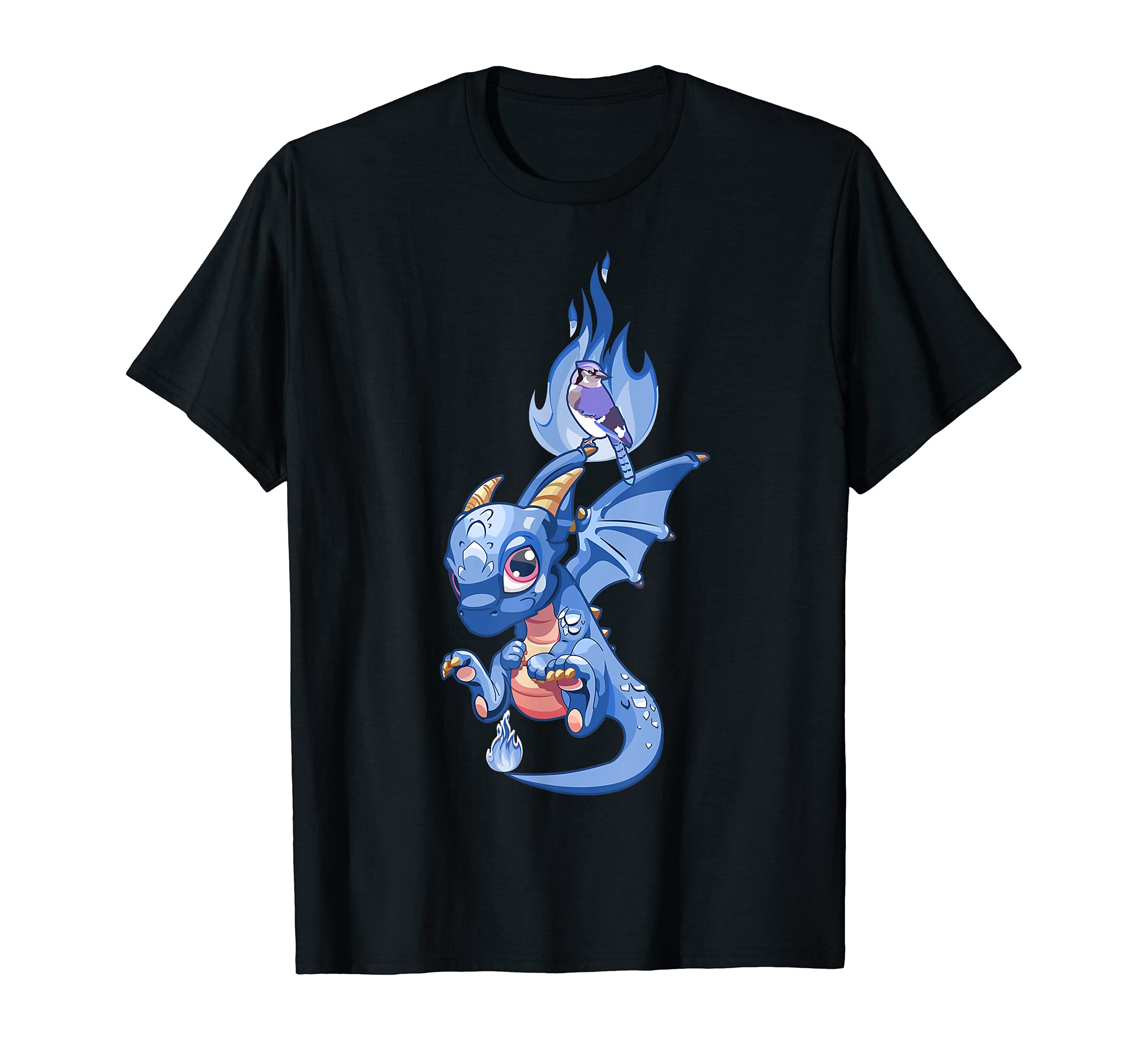 Cute Little Magic Dragon Rubber T-Shirt