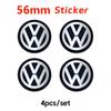 Car Styling Wheel Center Hub Cap Badge Sticker Car Accessorie for Volkswagen VW Golf Polo Tiguan Passat B6 Jetta Gti Gtd MK4 5 6 ulvn02