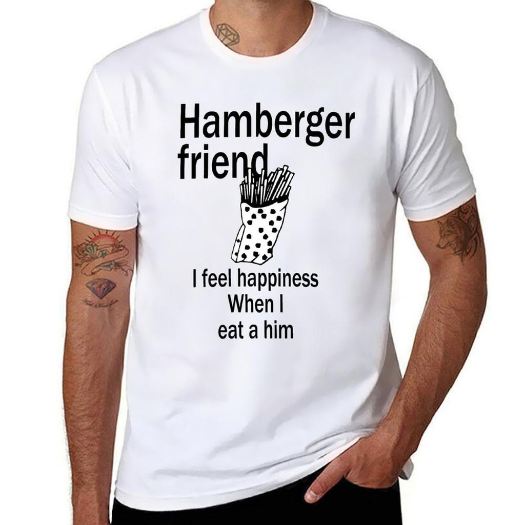 Hamberger Friend (Faithful Reproduction) T-Shirt Comfortable Daily Wear Tee