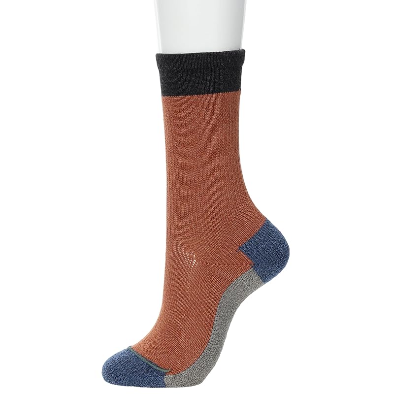 

[Lasox] socks sports crew brick heather