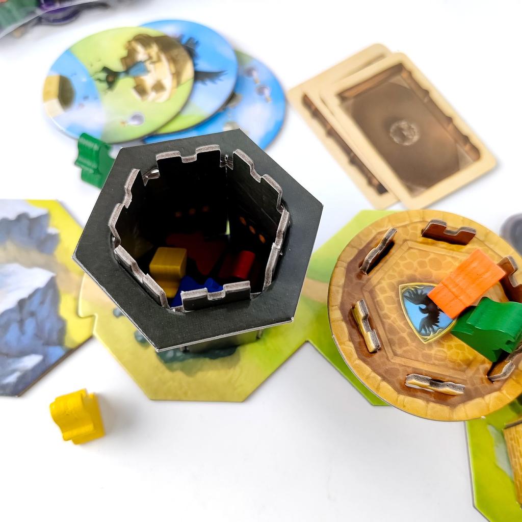 Wandering Towers Strategie-Brettspiel Fangen von Zauberern Bewegung Magische Zaubersprüche Familienspiele für 1-6 Spieler