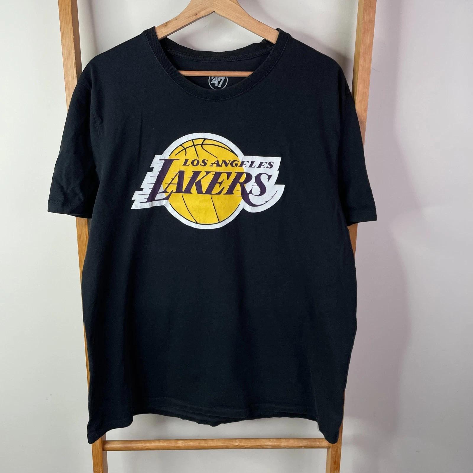 

Los Angeles Lakers Lebron James Shirt Mens Extra Large Black Basketball 47 2XL