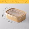 BST Kraft Paper Disposable Lunch Boxes
