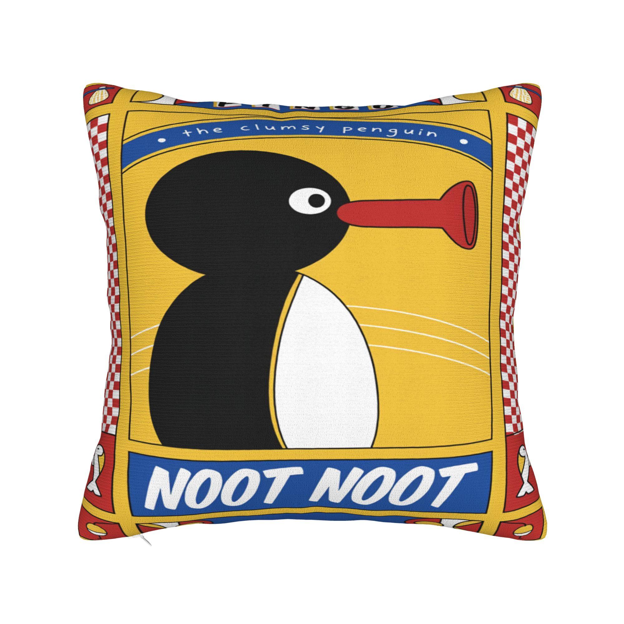 Pillow Cover Pingus  Novelty Pillow Case For Sofa Home Decor Pillowcases 12x12Inch