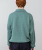 MINAV Maxi Cable Collar Knit [Emerald Green]