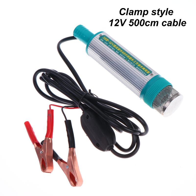 1 Set 30Lmin Diesel Oil Water Extractor Car Refueling Pump High Performance 12V/24V Dc Submersible Fuel Transfer Pump