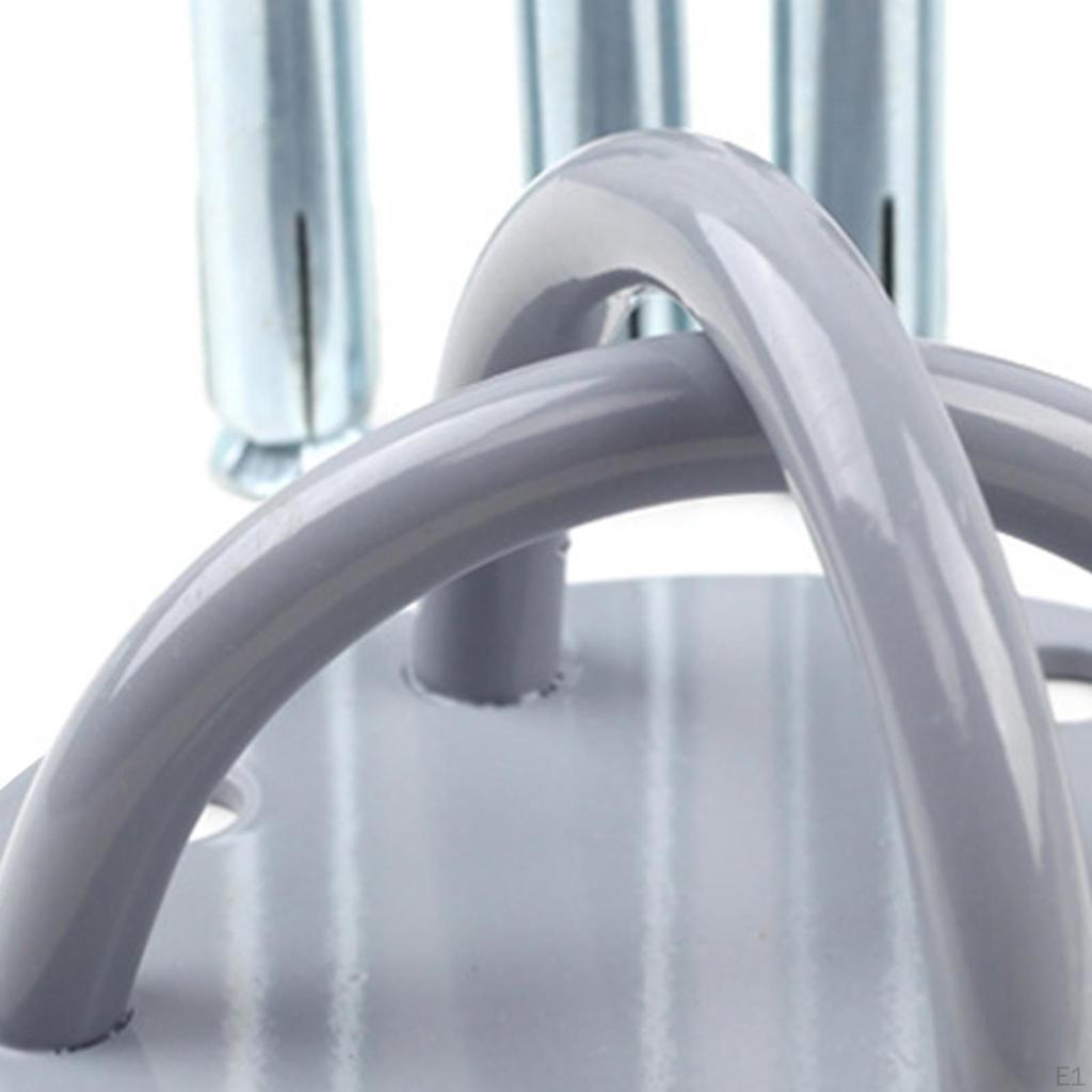 Ceiling Anchor x Mount 12x6cm Accessories with M10 Screws Metal for Body Weight Strength Training