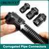 Corrugated Tube Joint AD13 AD15.8 AD18.5 AD21.2 AD25 AD28.5 AD3.45 Auto Corrugated Cable Insulated Harness Car Wire Connectors Fuel System Fittings7