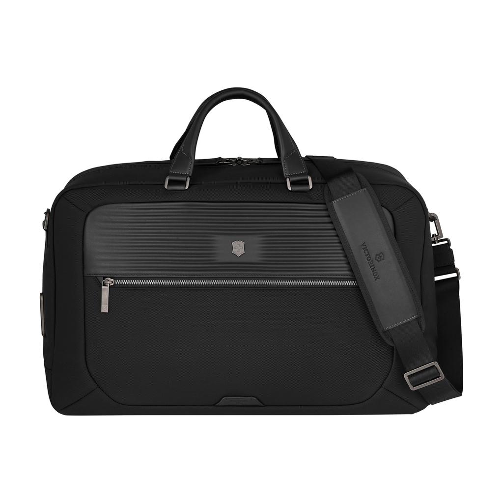 VICTORINOX Mythic Weekender Business Premium Leather Duffel Perfect for Business Trips and with Trolley Personalized and Product 653460 Bag, 35L, Bag,