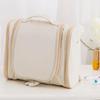Travel Toiletry Bag With Hanging Hook And Dual Zippers For Bathroom Organization