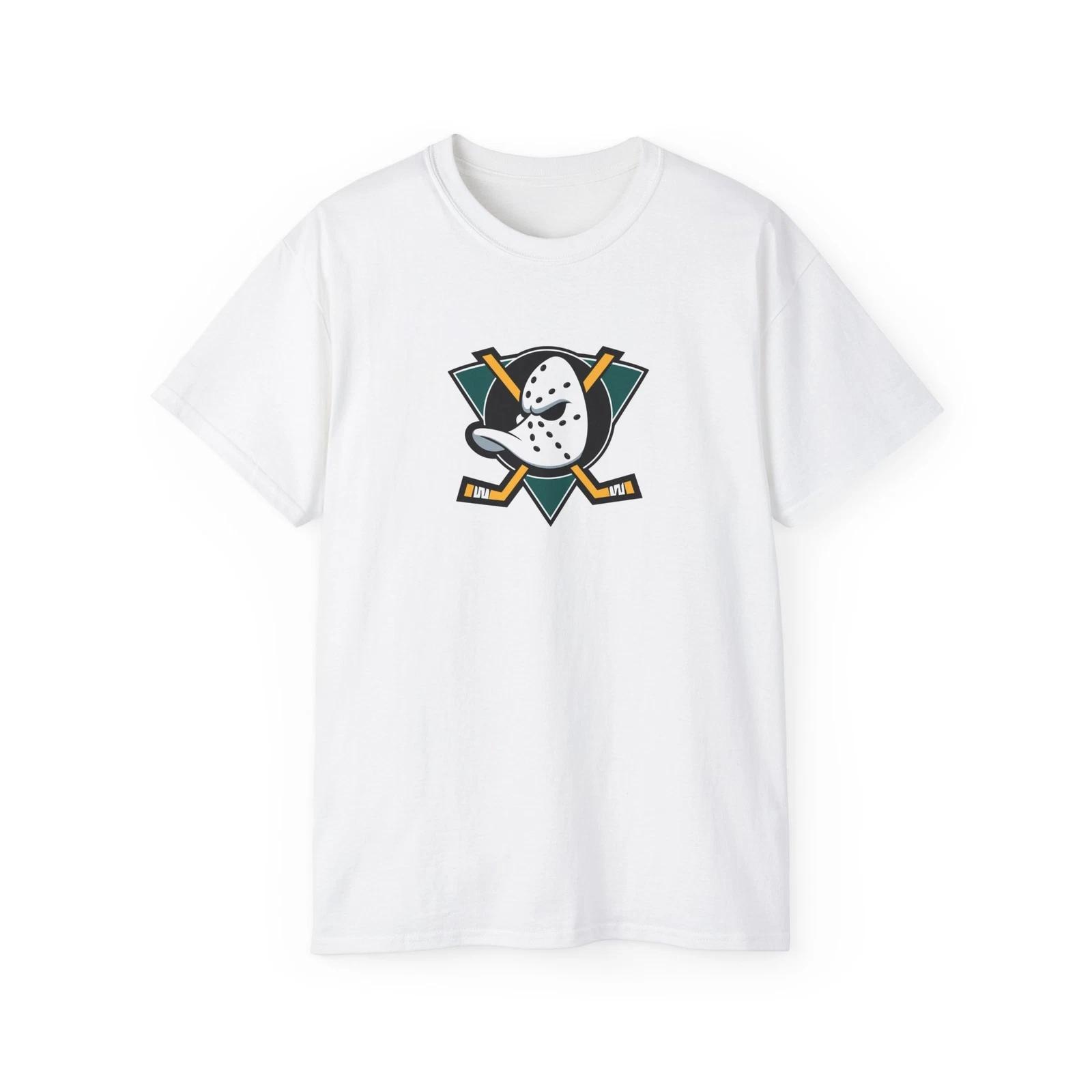 Мужские и женские футболки Mighty Ducks хоккей винтаж 90-е Кубок Стэнли Bruins Ультра Хлопковая футболка L