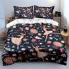 Ballet Dancers Floral Pattern Bedding Duvet Cover Set  (1*Duvet Cover 2*Pillowcases, without duvet insert)