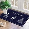 Christmas Holiday Decoration Door Diatom Mud Mat Household Non-slip Quick Dry Absorbent Foot Mat Holiday Door Mat