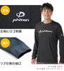 phiten RAKU Shirt, Long Sleeve, Black/Gold, Size Small, Unisex, Sports, Club Activities, T-Shirt with Logo