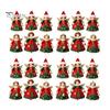 Reusable Wood Holiday Decorations 6/10/12/24/36PCS 2D Flat Wooden Angel Christmas Ornaments, Hanging for Xmas Shaped Tree Trims Tree, Wall,