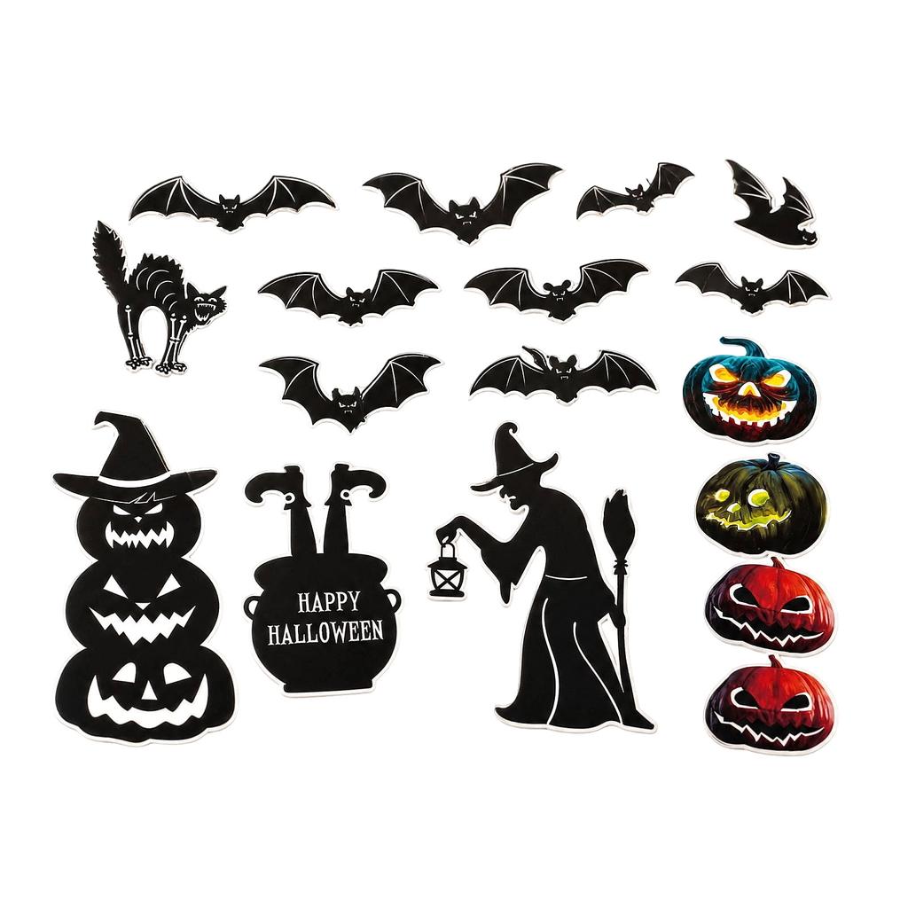 Halloween Car Magnetic Sticker Set - Decorative Magnets for
