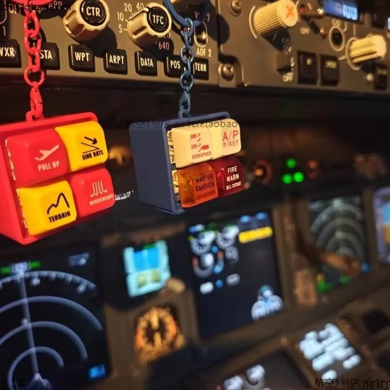 Neuer Warnsimulator für Piloten, erfrischend und stressabbauend, Schlüsselanhänger-Gerät, EGPWS Boeing 7 37 Warnsound-Simulator