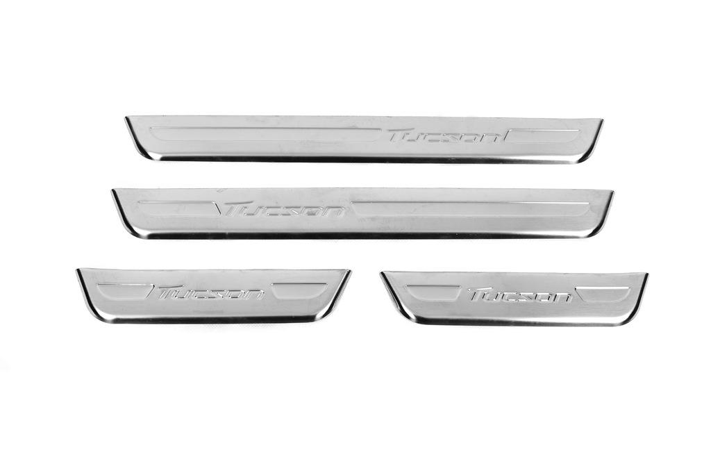 Dørterskler OmsaLine (4 stk, rustfritt stål) for Hyundai Tucson TL 2016-2021