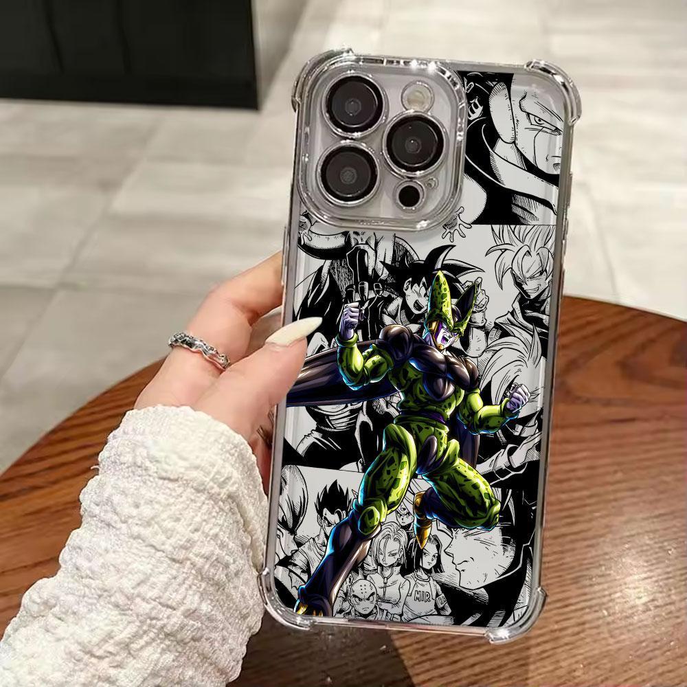 Japanese Anime D-Dragon Balls Funda For iPhone 17 Pro 16 15 14 13 12 11 Pro Max Case 17 Plus 17E 16E 17Air Silicone Phone Cover