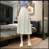 Women's High-Waist Black Pleated A-Line Skirt - Spring/Summer 2023 Korean Style