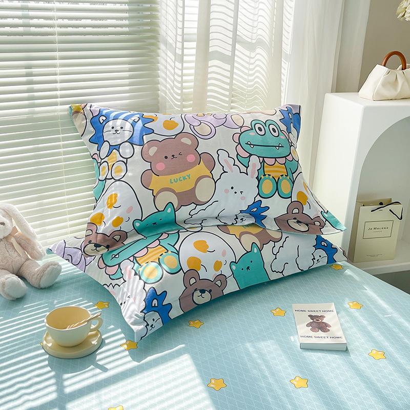 Cotton Pillow Set for One Pair Household Pillow Leather 48cmx74cm