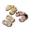 2025 Autumn/Winter Waterproof Leather Baby Shoes: Velvet-Lined, Versatile, Fashionable, Soft-Soled Children’s Sports Shoes.