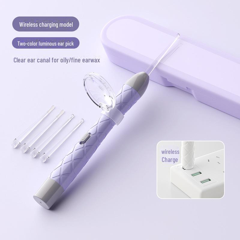 Ohrstöpsel mit weichem Kopf und leuchtendem Design für Kleinkinder – Sicheres Werkzeug zum Entfernen von Ohrenschmalz bei Babys