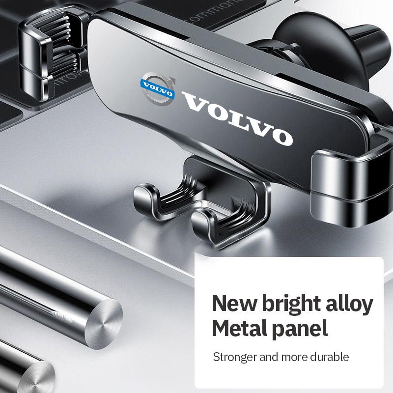 Gravity Car Phone Holder Air Vent Clip Navigation Stand Air Outlet Phone Support For Volvo C40 V60 V40 XC90 S60 C30 XC60 V50 V70