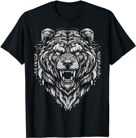 Tribal Bear Shirt Unisex Unisex XS 6XL Graphic TShirt 2XL