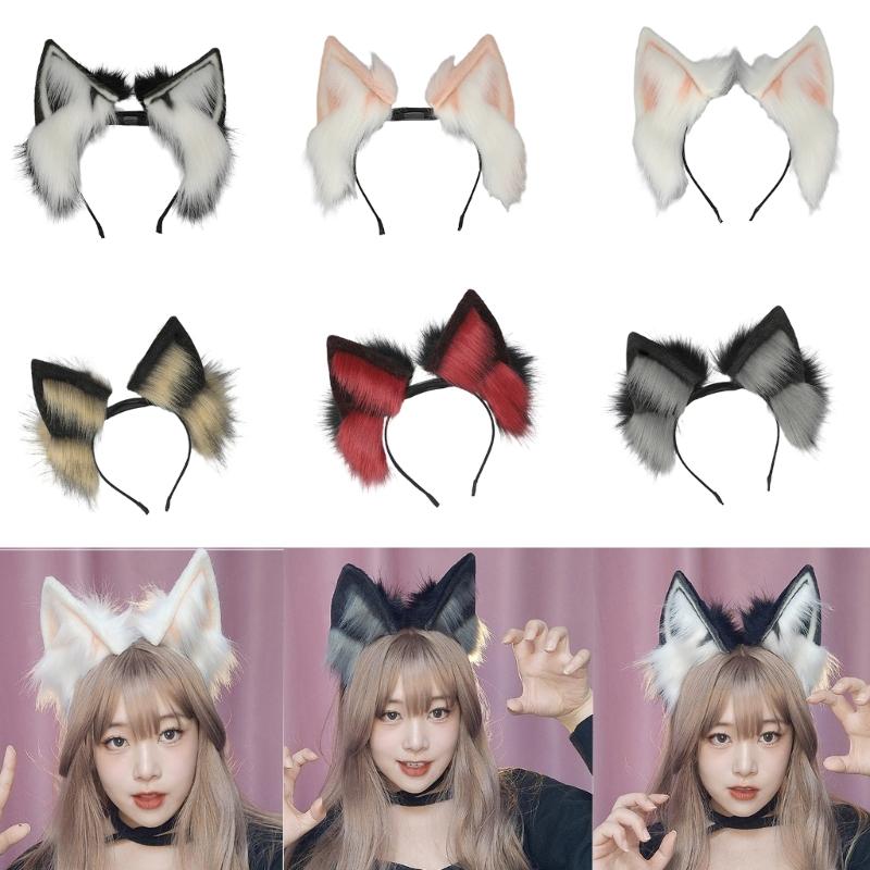 Halloween Cats Ear Hair Hoop Cute Girls Live Broadcast Cosplay Party Headwear