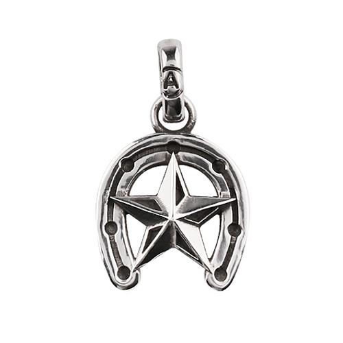 Anonymous Artisan Star Horseshoe Pendant