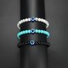 European and American Devil's Eye Bracelet 6mm Tiger's Eye Stone Map Stone Men's and Women's Tide Evil Blue Eye Beaded Bracelet