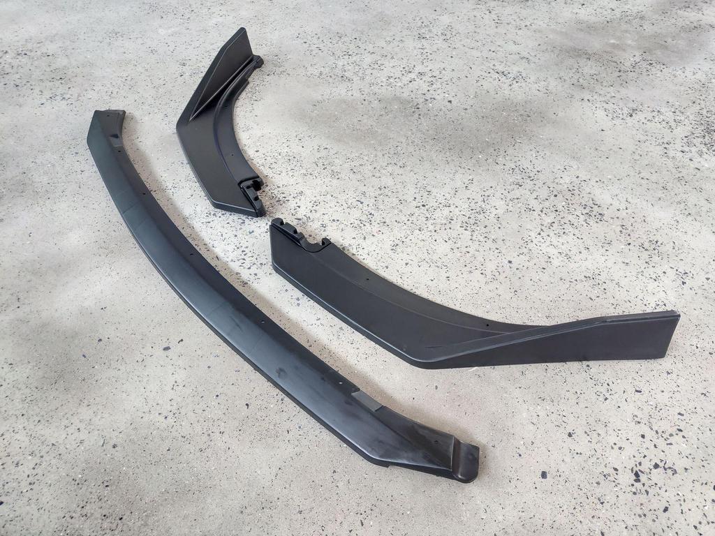 Toyota Levin 17-18 Front & Rear Body Kit: Modified Splitter, Bumper Lip, Spoilers, and Side Skirts.