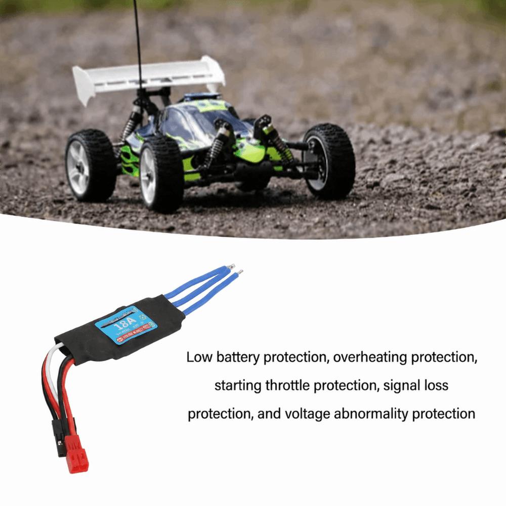 2-4S Brushless ESC 18A RC Car ESC Durable Mini ESC For RC Boat