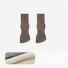 Male Autumn and Winter Leisure Sports Sweat Absorption Antibacterial Deodorization in The Tube Five Finger Socks