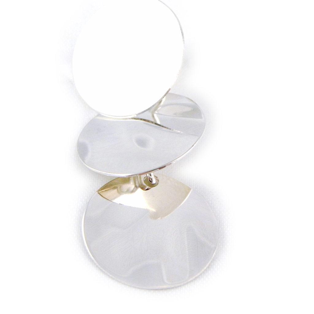 Les Trésors De Lily [E9690] - Silver Earrings 'Choreography'