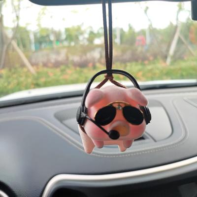 Car Interior Decoration, Car Pendant, Captured Pig, Car Hanging Decoration,