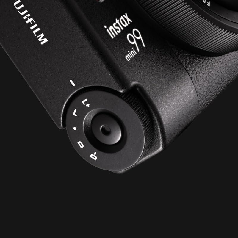 instax mini 99 instant film camera with color effects and brightness modes and manual vignette instax mini film sold controls, landscape/normal/macro