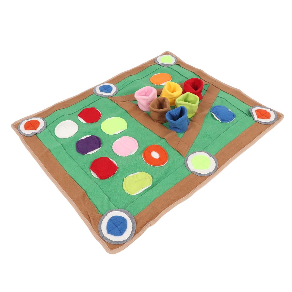 Dog Snuffle Pad Slow Eating Boredom Relief Soft Pool Ball Puppy Sniffing Mat Puzzle Toy for Smell