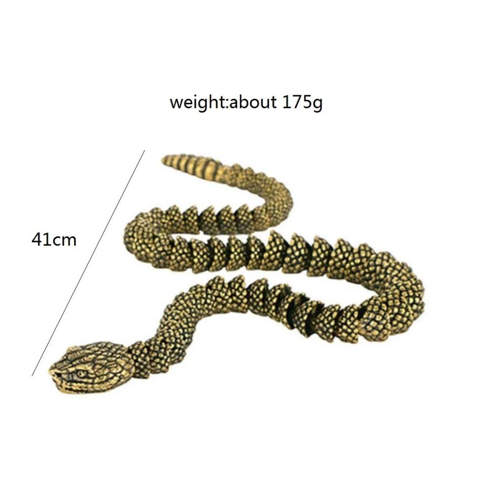 Red eyes 330g 3D Dragon Statue Ornament Moveable Body Joints Exhibition Hall Advanced Decoration Zodiac Animal Brass Crafts